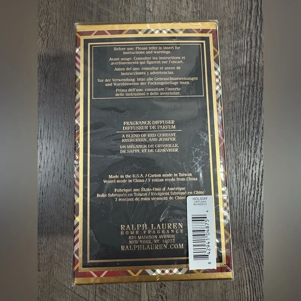 NEW | RALPH LAUREN Fragrance Diffuser Holiday -Rare
